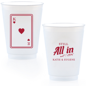 Playing Card Still All In Anniversary Cup