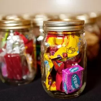 DIY Candy Mason Jars