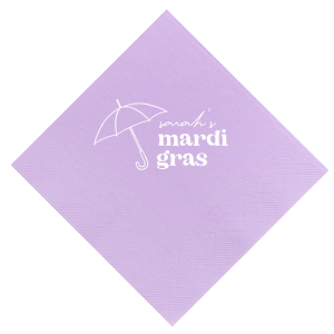 This Mardi Gras, make your party stand out with custom party supplies!