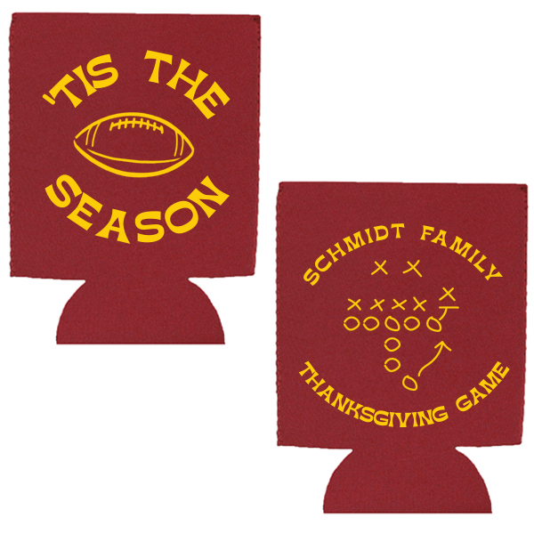 Football Tis the Season Can Cooler