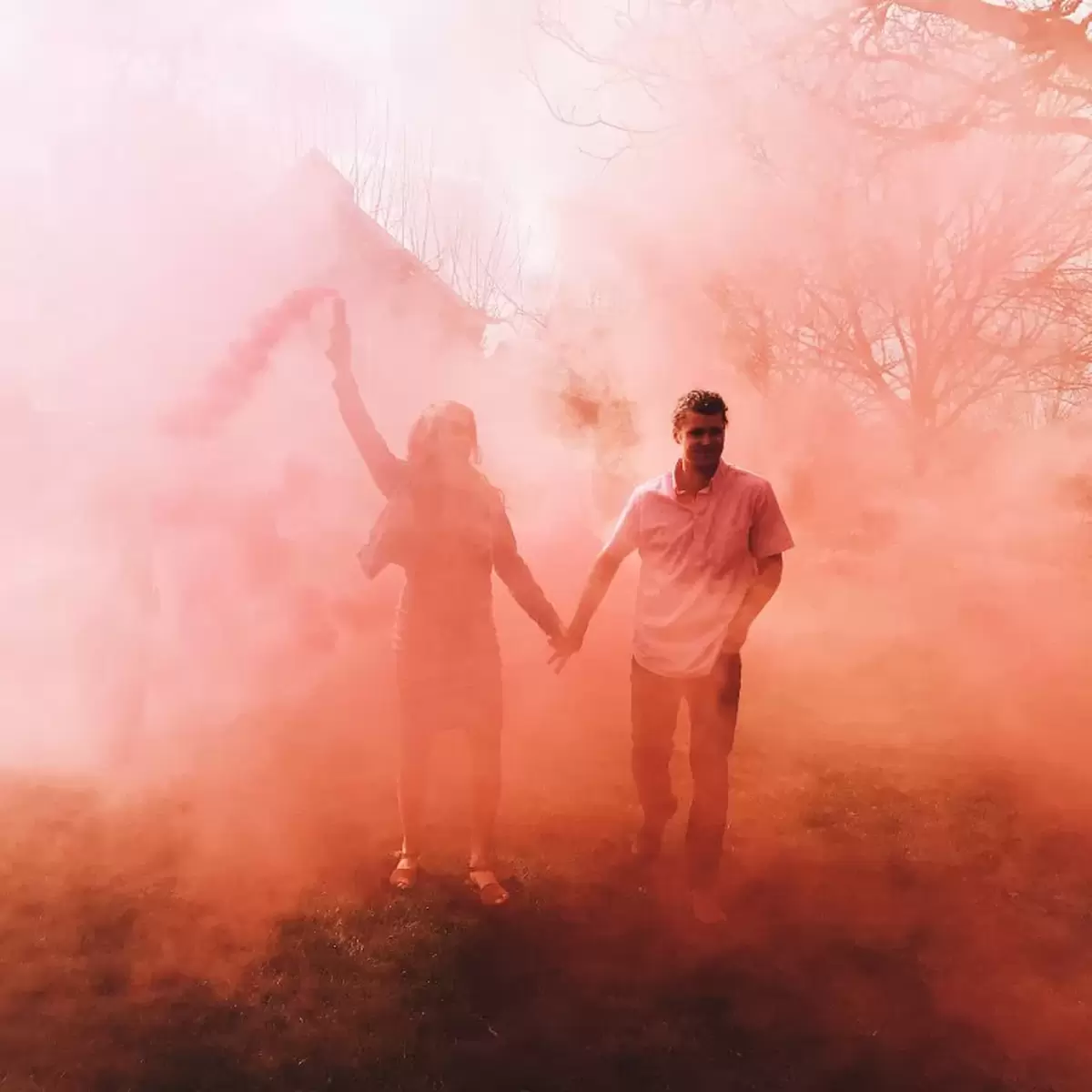 personalized cocktail napkins and custom cups for Roloff gender reveal party