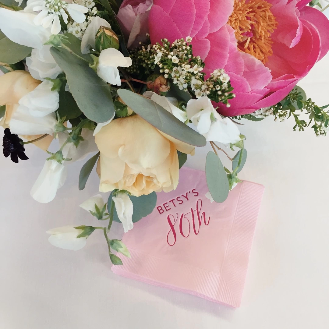 create beautiful custom accessories for upcoming milestone birthday celebrations