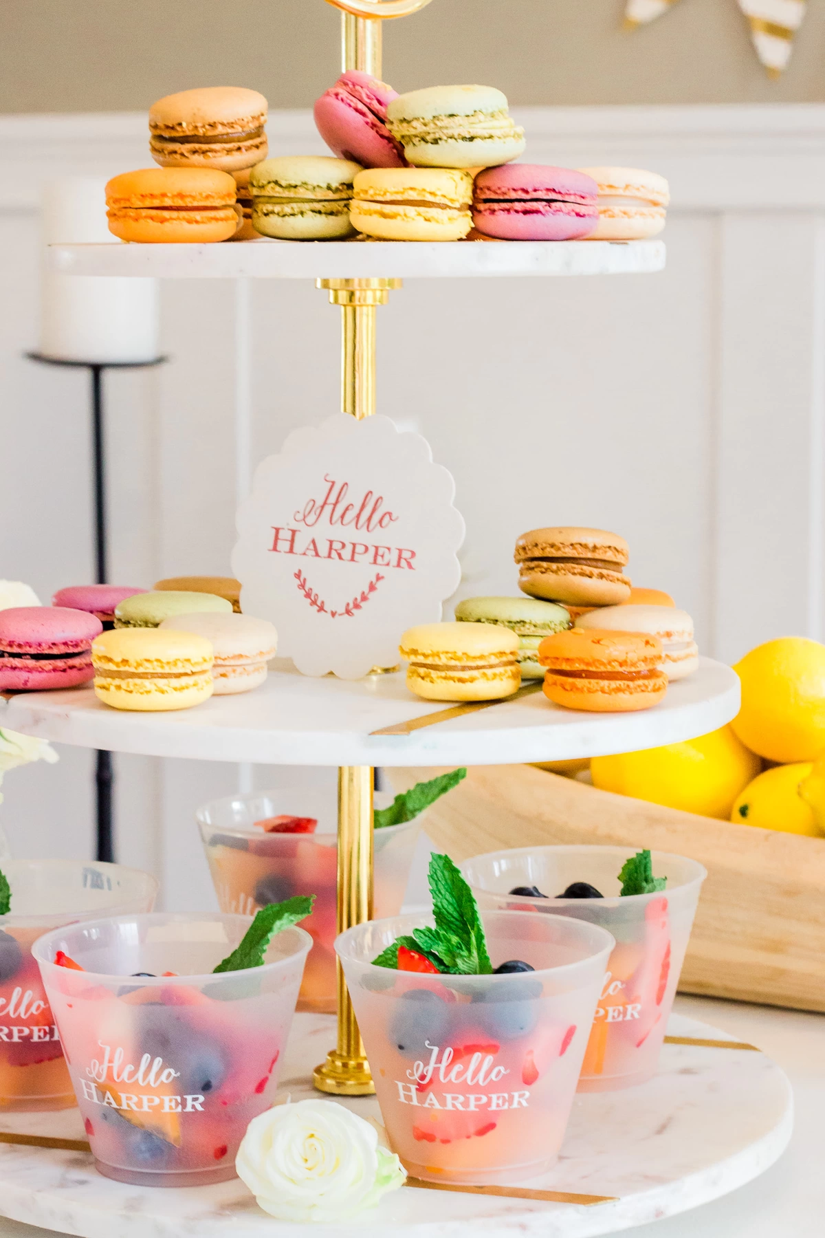 personalized scalloped coaster