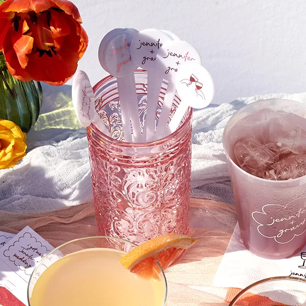 Kitchy Cocktail Hour Cheers Stir Stick