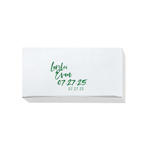 Our custom Stardream Crystal White Rectangle Box with Shiny Leaf Foil can't be beat. Showcase your style in every detail of your party's theme!