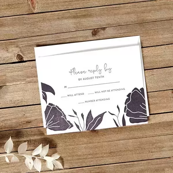 RSVP Card (Letterpress)