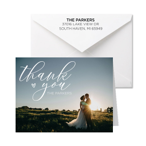Our custom White Custom Photo Large Note Card with Matte White Ink Digital Print Colors and Matte Black Ink Digital Print Colors will look fabulous with your unique touch. Your guests will agree!