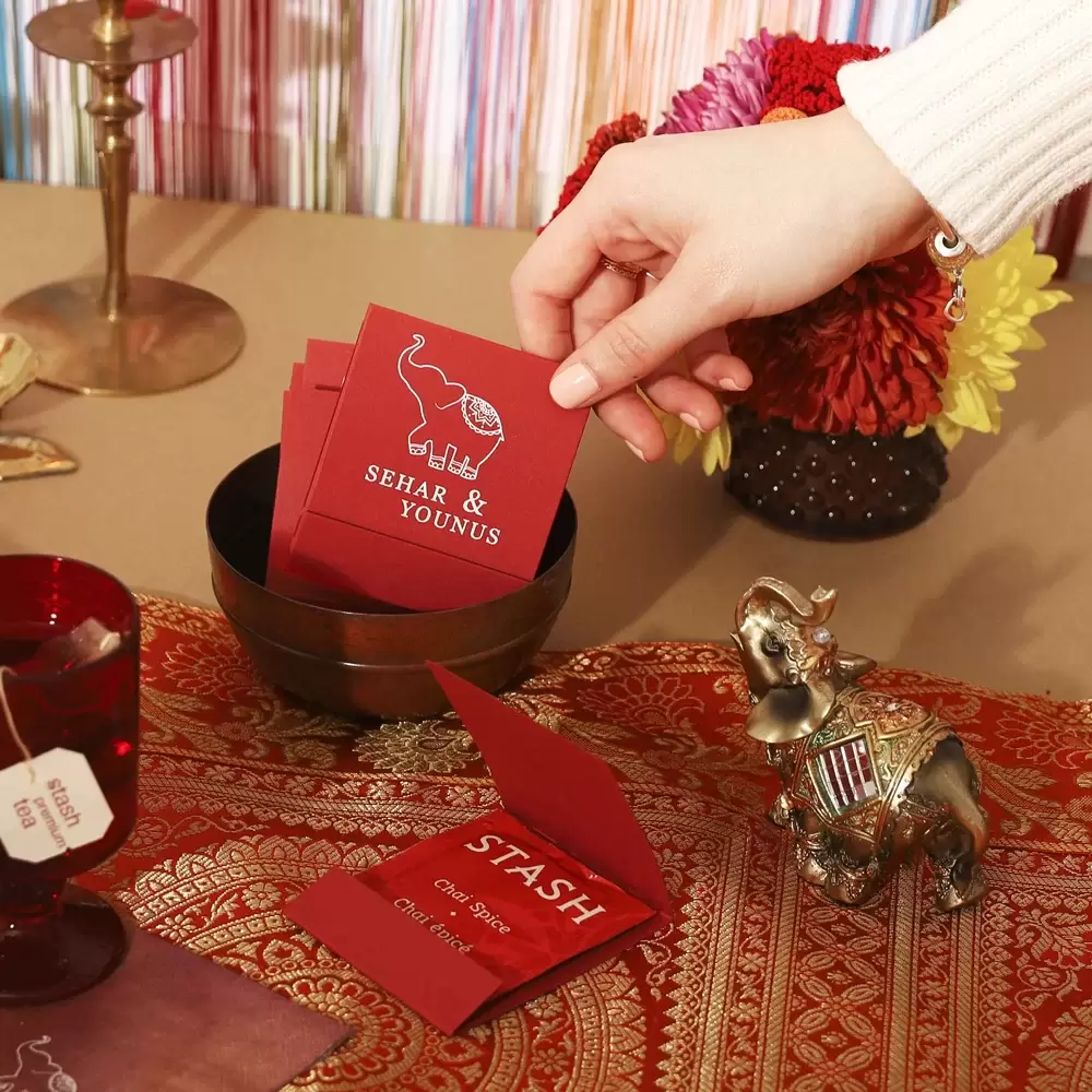 offer personalized tea favors at your wedding or party from For Your Party