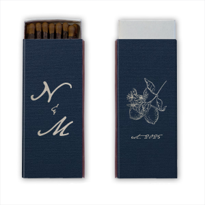 Customize the perfect decoration for your wedding. ForYourParty's personalized Matchbox with your initials on it and Lemon theme will match your party in the exact theme and tempo.