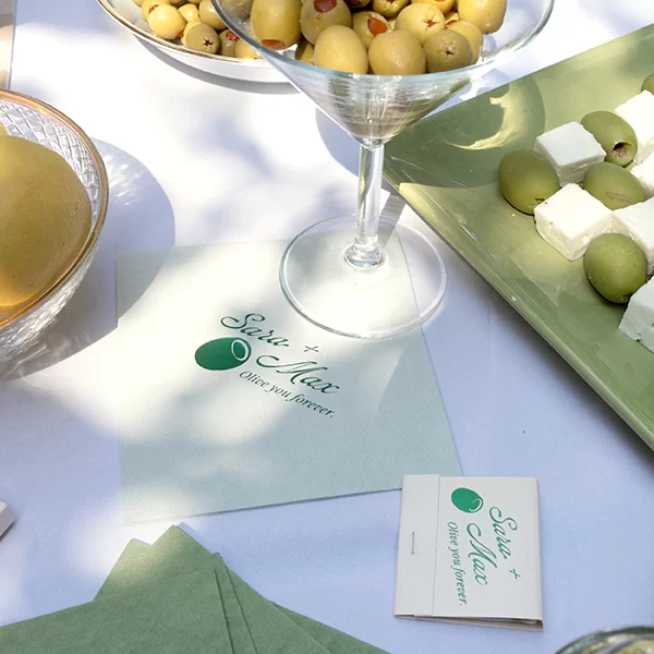 Olive You Forever Napkin 