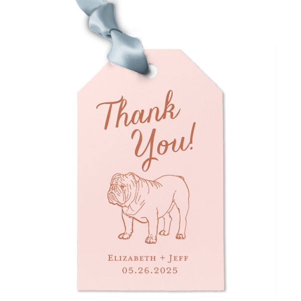 Thank You! Dog Gift Tag