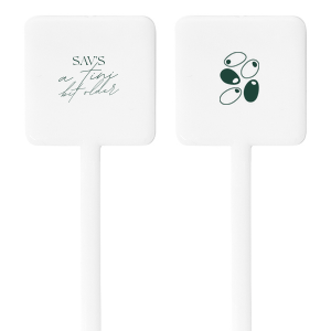 Stick with a classic with the A Tini Bit Older Birthday Stir Stick. Featuring customizable text in your choice of foil stamp colors, the funny stir stick makes for a perfect drinkware accessory. 