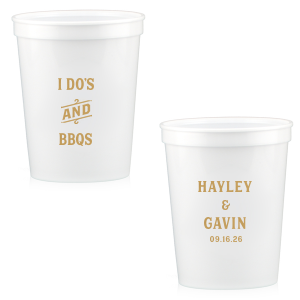 Our custom Cup with Gold Ink Cup Ink Colors has a Accent And 7 graphic and is good for use in Accents, Words, Wedding themed parties and will make your guests swoon. Personalize your party's theme today.