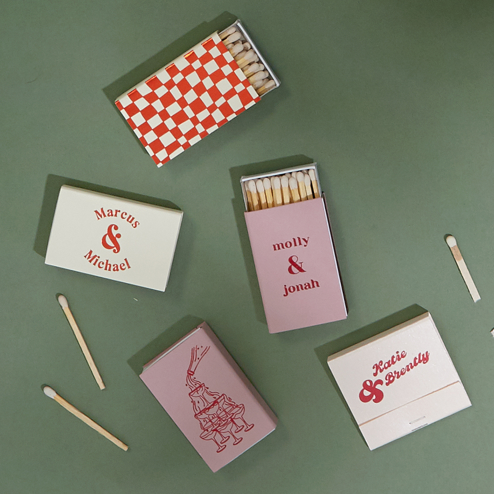 Custom printed matchboxes