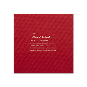 ForYourParty's elegant Merlot Cocktail Napkin with Matte Ivory Foil couldn't be more perfect. It's time to show off your impeccable taste.