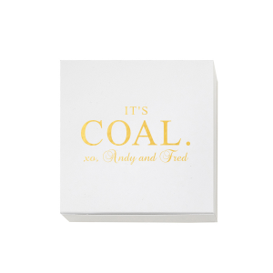 Our custom Natural Leaf Rectangle Box with Shiny 18 Kt Gold Foil can be customized to complement every last detail of your party.