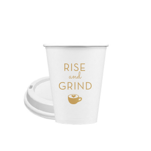 Our beautiful custom Gold Ink 8 oz Paper Coffee Cup with Lid with Gold Ink Cup Ink Colors has a Mug With Heart graphic and is good for use in Drinks, Trendy, Food themed parties and will add that special attention to detail that cannot be overlooked.