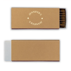 For the host or hostess with impeccable taste, these Modern Name Matches will elevate any gathering. The clean, minimalist design and personalized name add a touch of elegance to any setting.