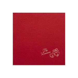 Show your ever-lasting commitment with the Heart Locket Napkin. Whether for weddings, engagements or anniversaries, the highly stylish and functional napkin is customizable in your choice of color and style to make your special party event is one to remember forever.