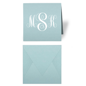 Add a touch of timeless elegance to your gift-giving with the Classic Monogram Gift Enclosure, featuring a monogram in lavish script. The grandeur of the swirling initials on the card imparts a personal and sophisticated gesture alongside your thoughtful present.