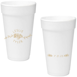 | Cheers! gold Large! 20 oz Foam Cups