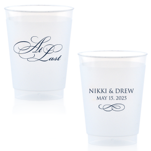 10 oz. Frost Flex Plastic Cups | Personalized Plastic Cups | For Your Party