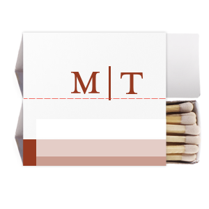 Personalized White Classic Custom Photo Matchbox with Matte Brick Ink Digital Print Colors and Matte Slate Gray Ink Digital Print Colors can't be beat. Showcase your style in every detail of your party's theme!