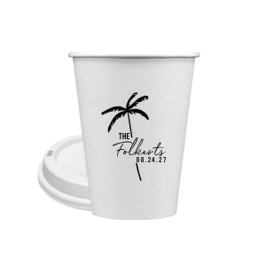 The Palm Tree Family Name Cup is an easy breezy choice for your next summertime party event. The sleek and stylish design features customizable text in the screen printed ink color of your choice. Fully functional while being highly stylish, the sturdy drinkware is perfect for family gatherings, weddings, or birthdays!