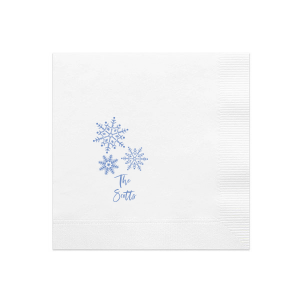 The ever-popular White Luncheon Napkin with Shiny Copper Foil has a Snowflake Cluster graphic and is good for use in Delphine themed parties and will add that special attention to detail that cannot be overlooked.