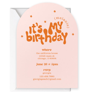 It's My Birthday Invitation