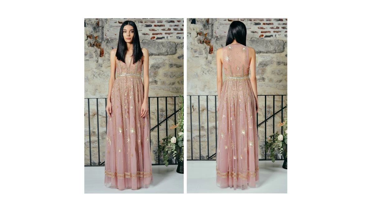 Cucclelli Shaheen La Poesia Dress for Your Blush Toned Wedding Dress