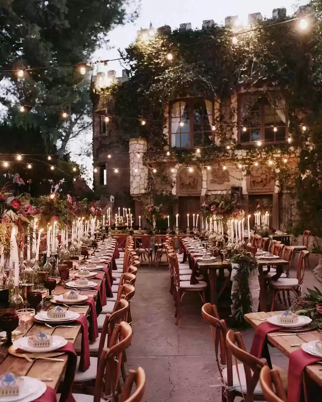 Harry Potter ultra themed wedding reception