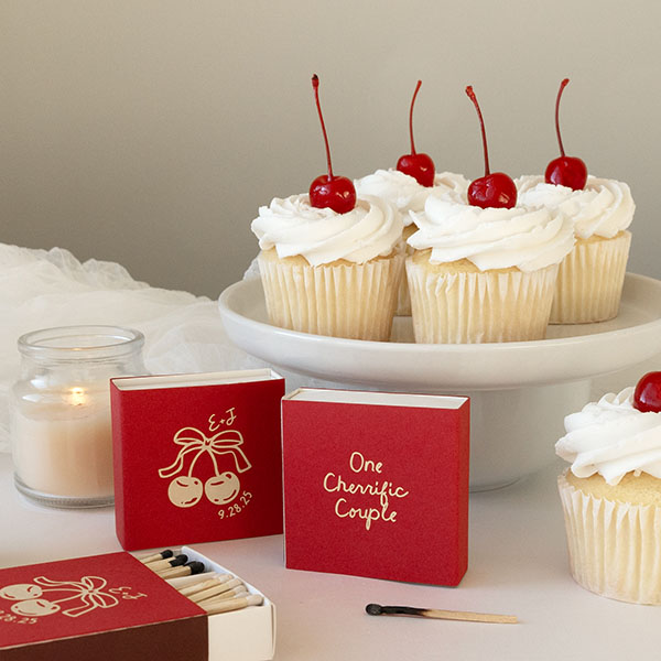 Cherry Couple Matchbox 