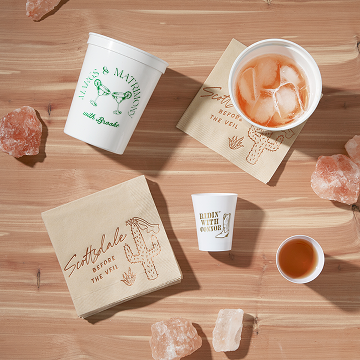 custom bachelor party and bachelorette party accessories