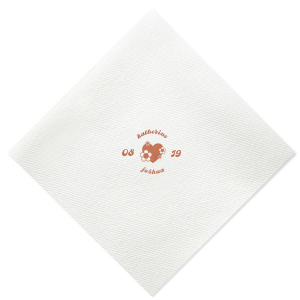 Infuse your wedding with vintage charm using the Retro Floral Heart Wedding Napkin, featuring the couple's names arched around a whimsical heart adorned with retro flowers, flanked by the wedding date. This nostalgic design adds a touch of retro romance to your celebration.