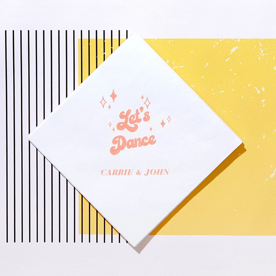 Mod Mediterranean Let's Dance Napkin