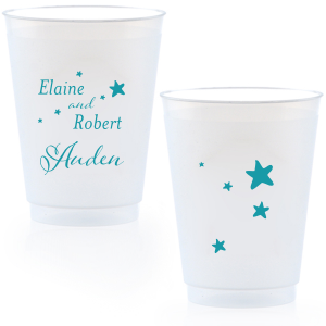 ForYourParty's personalized Matte Teal/Peacock Ink 24 oz Frost Flex Cup with Matte Teal/Peacock Ink Cup Ink Colors will give your party the personalized touch every host desires.