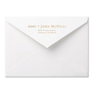 Classic Serif Invitation Envelope