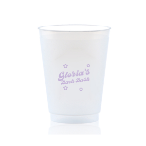 Embrace the bride-to-be's final fling before the ring with the Bachelorette Blooms Personalized Cup, featuring her name encircled by delicate minimal floral designs. A chic and feminine touch for a memorable bachelorette party.