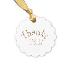 Add a whimsical touch to your presents with our personalized butterfly-shaped gift tag, impeccably crafted using letterpress printing techniques. This charming tag is printed in the colors of your choice.