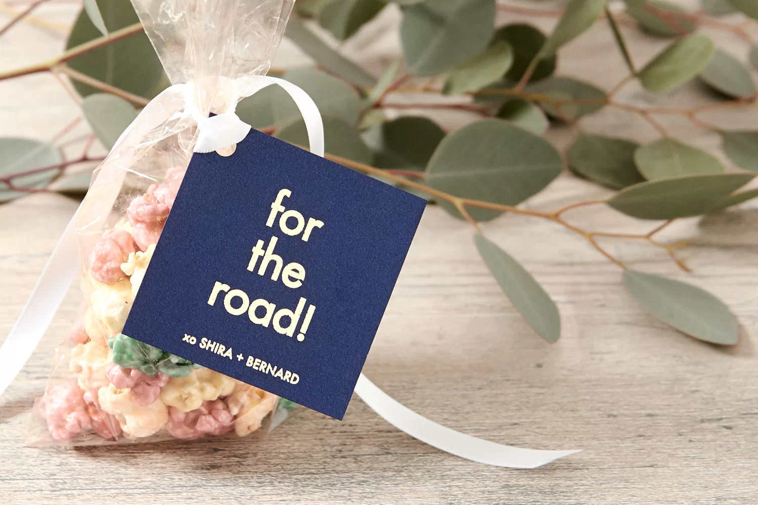 add personalized gift tags to your wedding favors with For Your Party