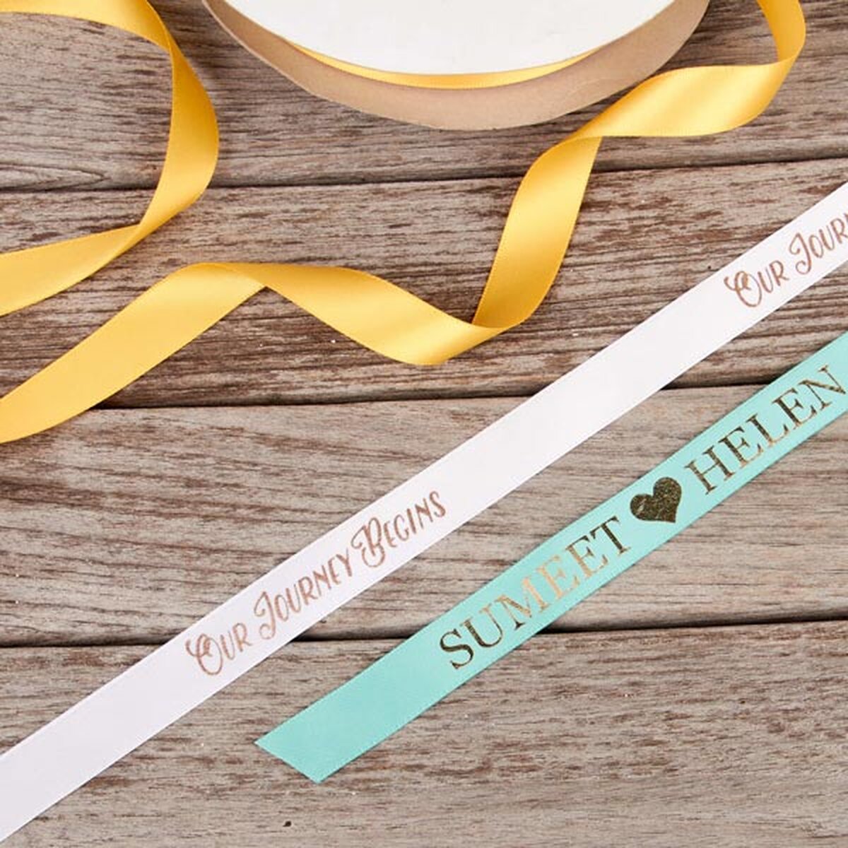 personalized party ribbons