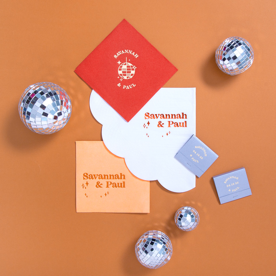 Retro Wedding Matches