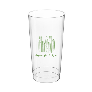 Cool down at your summertime party event with the Southwest Cactus Cup. Featuring a screen print of hand-drawn cactuses above customizable text, the cup is available in your choice of styles and colors to best match your party's unique vibes.