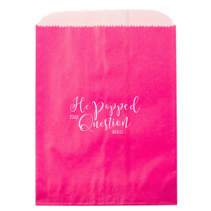 ForYourParty's personalized Satin Copper Penny Small Cellophane Bag with Satin Copper Penny Foil will impress guests like no other. Make this party unforgettable.