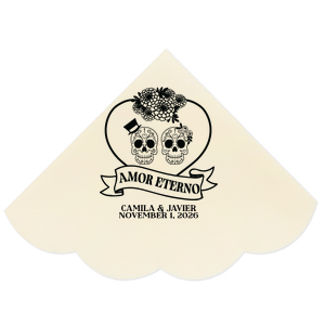 Love is everlasting! In this life and the next, show your love for one another in this life and the next with the Amor Eterno Napkin. Suitable for not just Halloween, but for all your weddings, anniversaries and engagements events too.