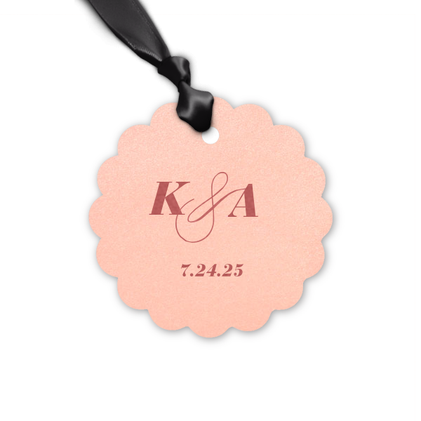 Our personalized Stardream White Heart Gift Tag with Shiny 18 Kt Gold Foil Color will impress guests like no other. Make this party unforgettable.