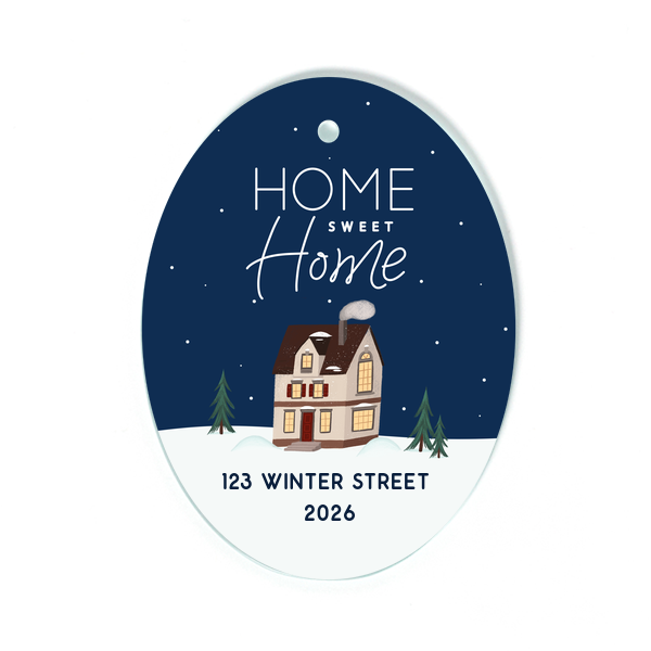 Personalized Glass Custom Photo Oval Glass Ornament with Matte White Ink Digital Print Colors and Matte Navy Ink Digital Print Colors will impress guests like no other. Make this party unforgettable.