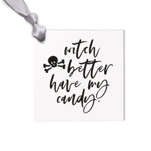 ForYourParty's chic Poptone Ballet Pink Luggage Gift Tag with Matte White Foil has a Skull & Crossbones graphic and is good for use in Halloween themed parties and will impress guests like no other. Make this party unforgettable.