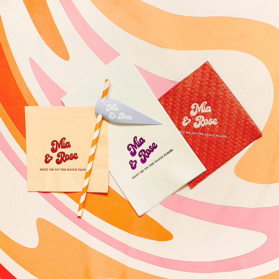 Mod Mediterranean Retro Guest Towel